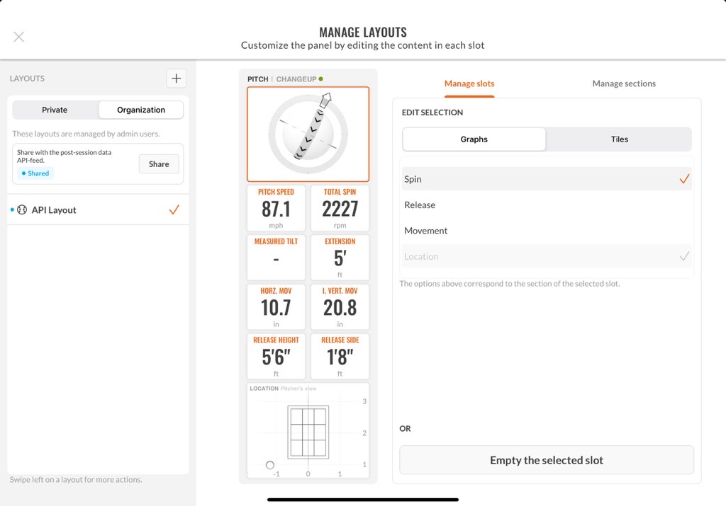 Share Videos With Metric Overlay To Post Session API Feed – Baseball
